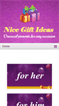 Mobile Screenshot of nice-gift-ideas.com